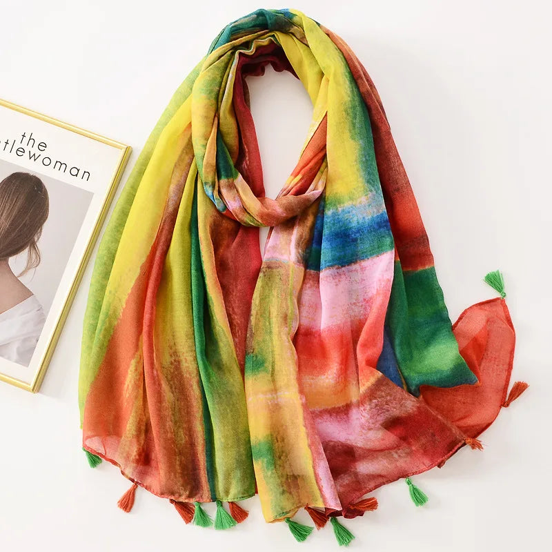 foulard en soie de plage