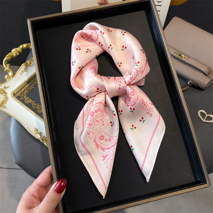 Foulard carré en soie