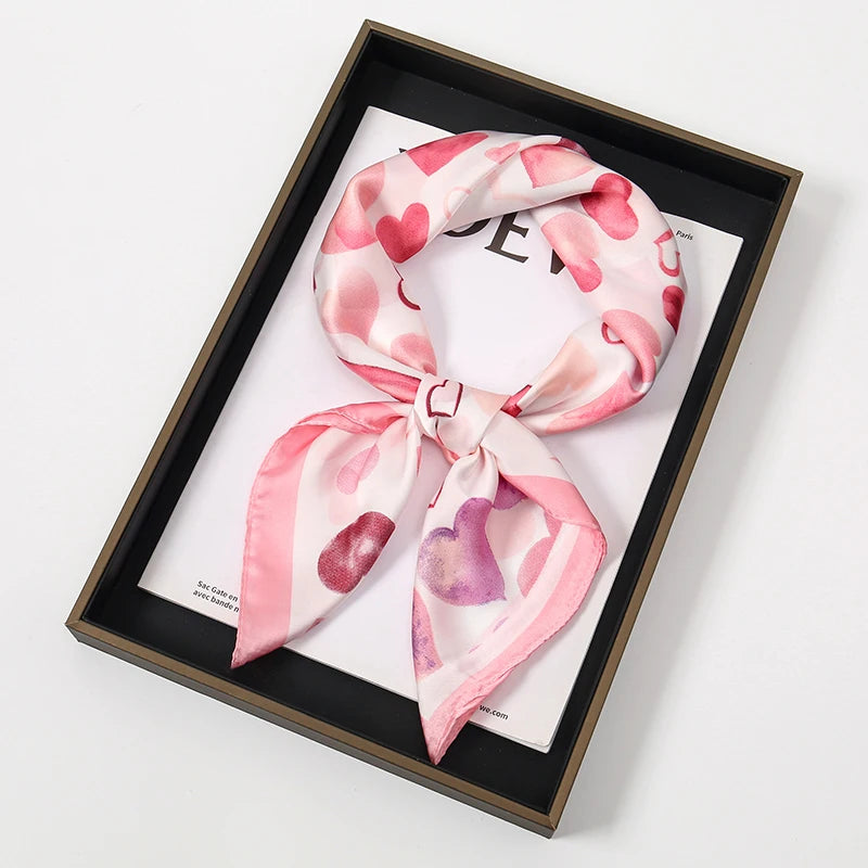 Foulard carré en soie