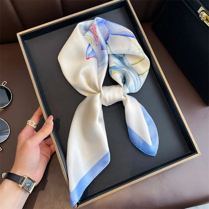 Foulard carré en soie