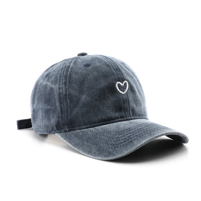 Casquette coeur vintage femme